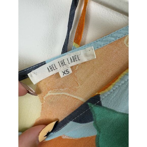 Abel the Label Anthropologie Bohemian Milkmaid Farm Rio Style Maxi Dress XS - Picture 8 of 10